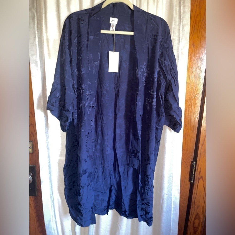 A New Day kimono Beautiful Deep Blue